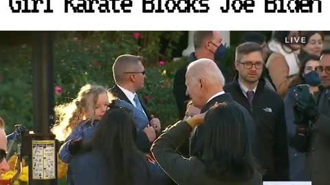 Little Girl Refuses To Be Pimped Out By Her Mom To Joe Biden