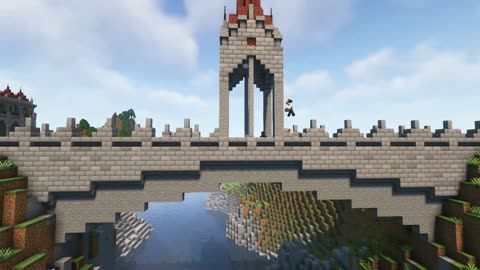 Build in Minecraft : Gothic Castle Garden Part 2