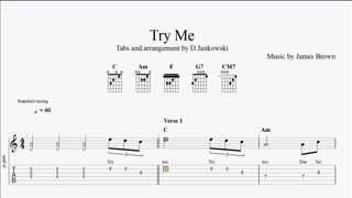 Try Me James Brown Guitar Tabs