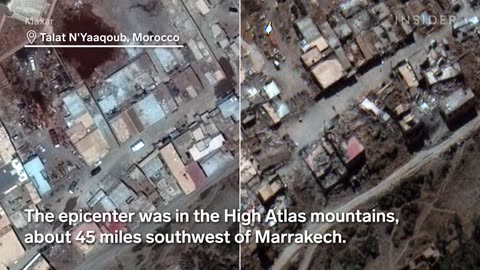 Before-And-After Images Show Widespread Devastation Of Morocco Earthquake _ Insider News