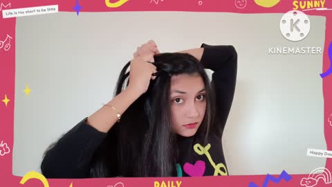 Beautiful Simple Hairstyle For girls Pretty & Easy Hairstyle Cute hairstyle For Girls