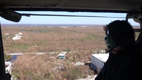 Governor DeSantis Responds to Hurricane Ian (Aerial)