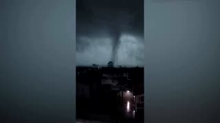 Tornado strikes near Italy's Milan