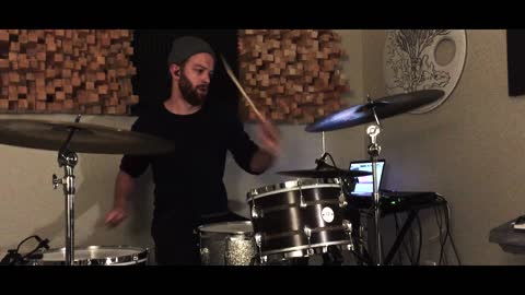 Amazing basement drumming session