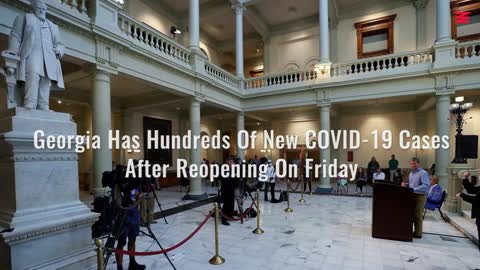Georgia Has Hundreds Of New COVID-19 Cases After Reopening On Friday