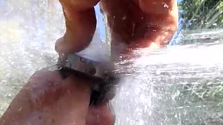 Blasting a Dive Watch