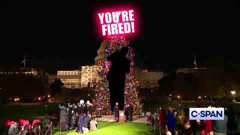 LAST TIME CRAZY NANCY LIGHTS UP THAT CAPITOL CHRISTMAS TREE!!!🥳🥳