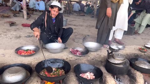 Tirah Valley | Village Cooking Life | Mutton & Beef Karahi | Afghanistan Border Life | Khyber Agency