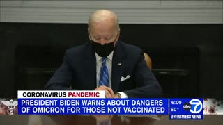 Biden: The Unvaccinated Are Looking at a Winter of Severe Illness and Death