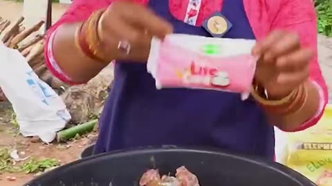 Araku Valley Gulshan Aunty Ka Adivasi Style Bamboo Chicken Making Rs 250-- Only #andhrafood #shorts