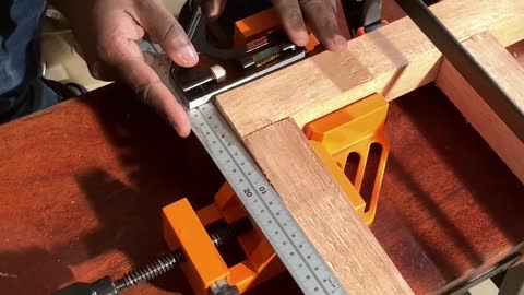 How we do joinery on wood with dowels