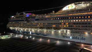 Aida Diva arrival in Ponta Delgada Azores Portugal - 31.10.2023 #Cruiseship