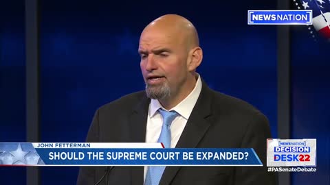 Pennsylvania Democrat John Fetterman: “I do not believe in supporting the Supreme Court!”