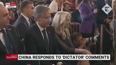 Antony Blinken filmed wincing at Biden calling President Xi a ‘dictator’