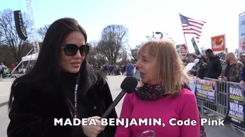 Cofounder of CODEPINK, the ultimate leftist organization, speaks highly of the Republicans in Congress who are anti-war and puts down the Democrats who are supporting the war in Ukraine