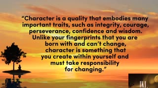 Build your character 💪💫