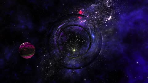 Space black hole universe