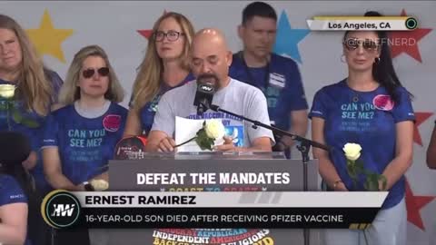 Ernest Ramirez says FEMA Tried to Coerce Him to Change the Cause of Vax Death of Son