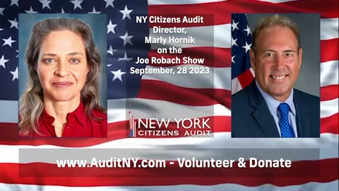 NY Citizens Audit Director Marly Hornik on the Joe Robach Show 9-28-2023