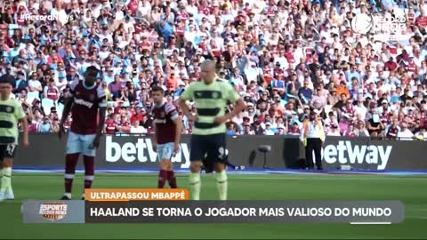 Haaland se torna o jogador mais valioso do mundo