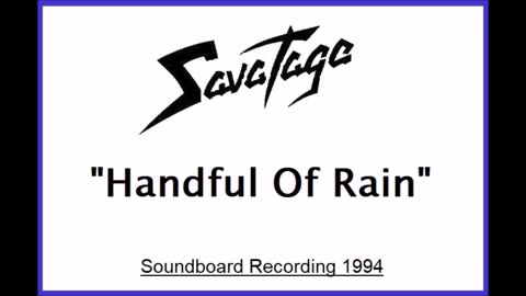 Savatage - Handful Of Rain (Live in Minneapolis, Minnesota 1994) Soundboard