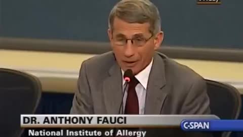 Anthony Fauci - 2009 audition on Universal Vaccine and profit