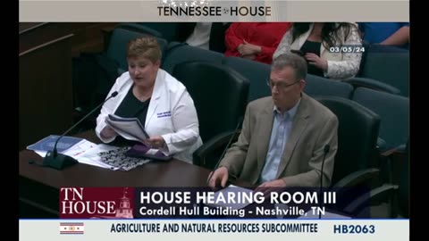 HB2063 - TN House Agriculture and Natural Resources Subcommittee - 3/5/2024