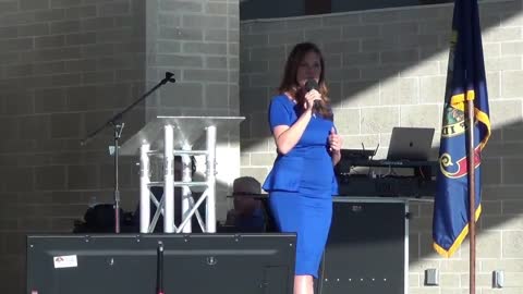 Idaho Lieutenant Governor Janice McGeachin Speaks at the True the Vote Rally in Meridian Idaho