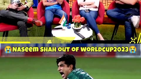 indian Media Reaction Naseem Shah out of Worldcup2023