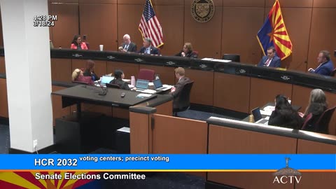 Wendy Rogers Vote Explanation, HCR 2032 - Return to Precinct Voting