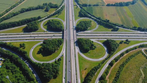 Beautiful road shoot with drone