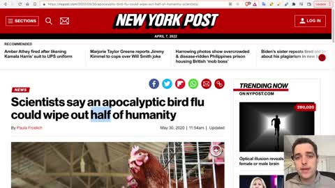 Ice Age Farmer - BIRD FLU the Next Pandemic 4-8-2022