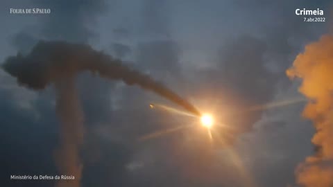 Russos disparam mísseis de bateria Bastion na costa da Crimeia contra alvos na Ucrânia