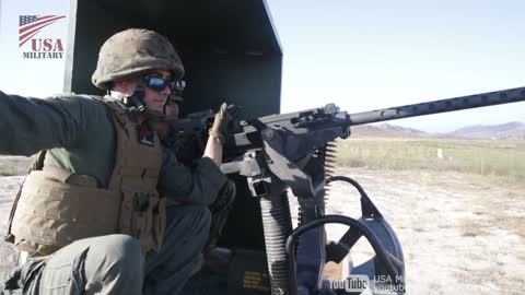 Helicopter Door Guns Ground Training - GAU-21 .50 Cal & M134 Minigun