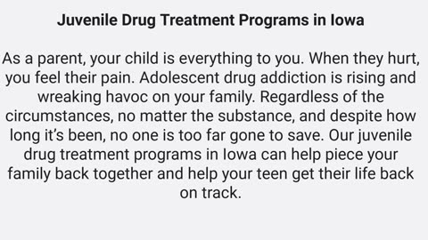 Ember Recovery : Juvenile Drug Treatment Programs in Ames, Iowa