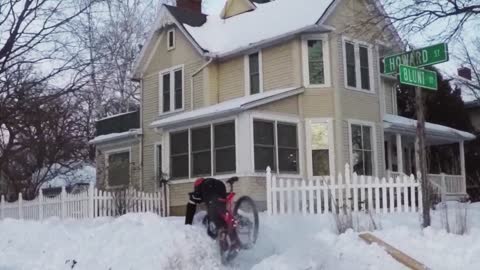 Epic bike crash captured in slow motion