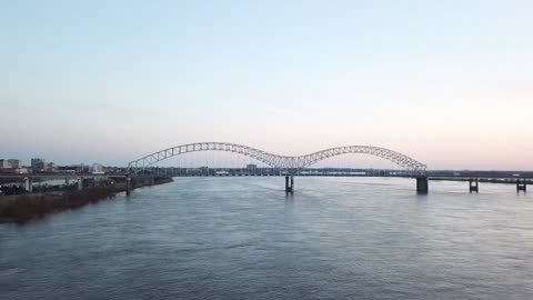 Memphis Bridge Drone