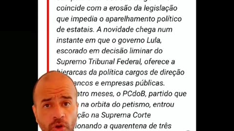 Até colunista do uol reconhece que o Brasil não está bem com o descondenado no poder