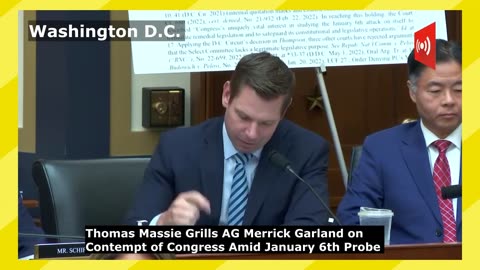 🟠 Thomas Massie Grills Garland on Contempt of Congress Amid Jan. 6th Probe | House Judiciary Hearing