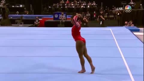 Simone Biles (aka Semenballs) Gymnastics Fart Routine