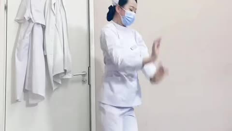 The most dancing nurse on the entire network