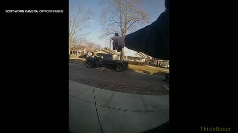 Bodycam footage details police pursuit where man rammed 3 IMPD cars before being shot by officers