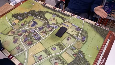 Gameplay battle for Plancenoit - Marshals Unleashed Napoleonic Wargaming