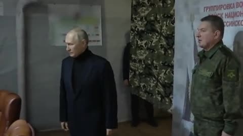 Putin Visited Vostok National Guard Staff In Lugansk People's Republic