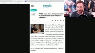 ZELENSKY DEMANDS THAT NATO PREEMPTIVELY STRIKE RUSSIA WITH NUKES