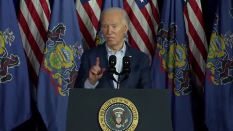 Biden randomly started SCREAMING as he recounts the debunked