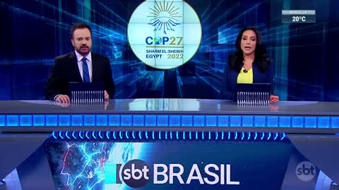 Lula se encontra com representantes no Egito | SBT Brasil (15/11/22)
