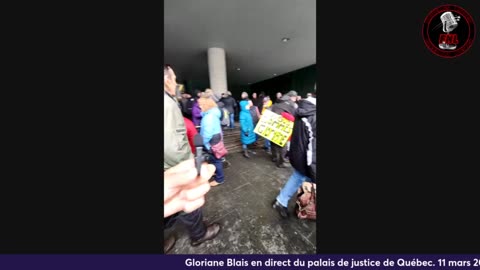 En direct du Palais de justice de Québec - cause Gloriane Blais Vox Pop