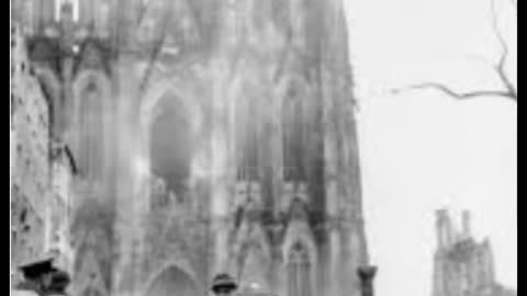Gothic Cathedral Cologne Germany WW2 and after.