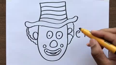 How to Draw a Joker from word Most Easiest Drawing for All